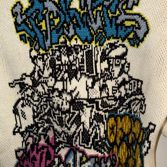 Off-White Cream Knit Sweater - Picture 5 of 7